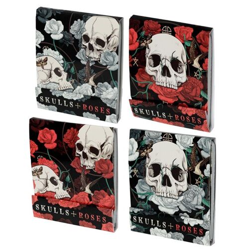 Skulls and Roses Matchbook Nail File