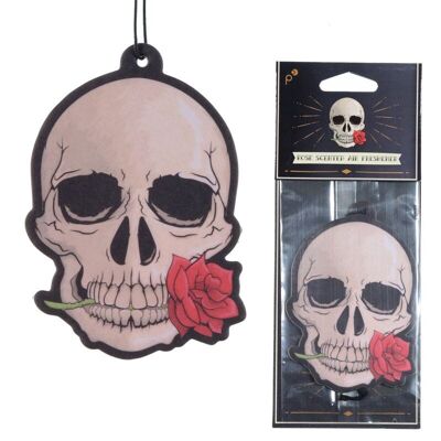 Rose Gothic Skulls and Roses Air Freshener