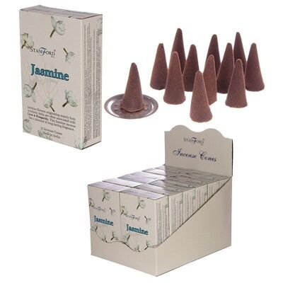 37161 Stamford Incense Cones - Jasmine