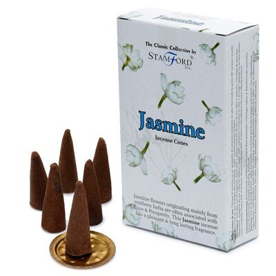 37161 Stamford Incense Cones Jasmine