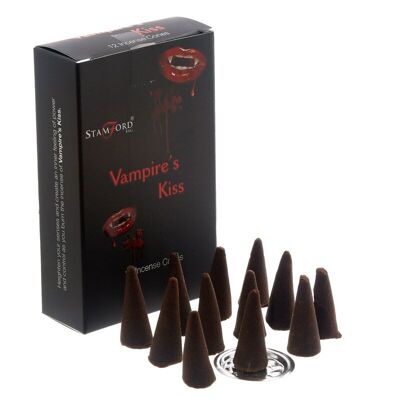 37177 Conos de Incienso Stamford Negro Beso de Vampiro