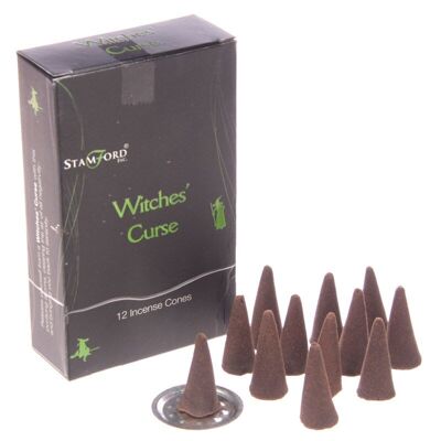 37179 Stamford Black Incense Cones Witches Curse