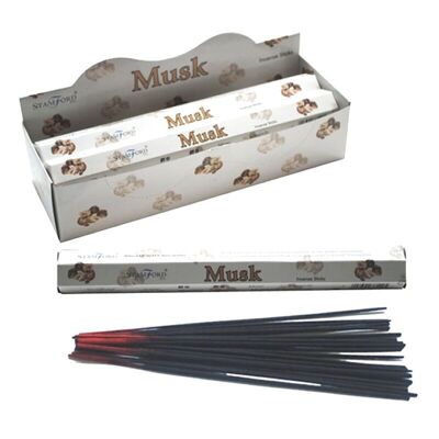 37142 Stamford Premium Hex Incense Sticks Musk