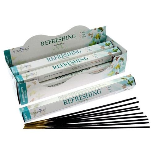 37118 Stamford Hex Aromatherapy Incense Sticks Refreshing