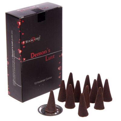37182 Stamford Black Incense Cones Demons Lust