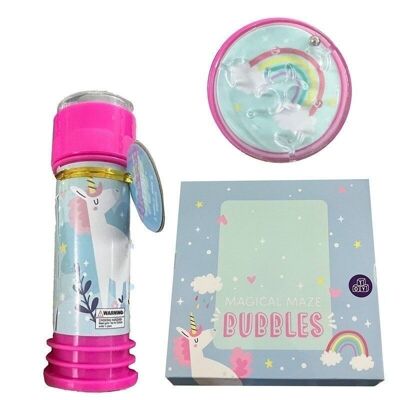 Unicorn Magic Maze Bubbles