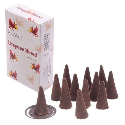 37175 Stamford Incense Cones - Dragons Blood