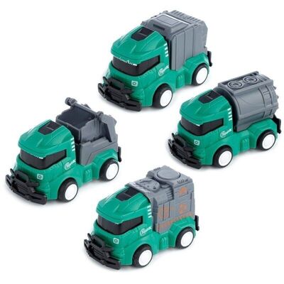 Dustman Garbage Truck Friction Push/Pull Action Toy