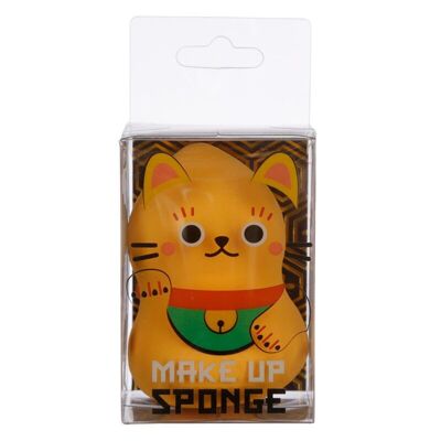 Maneki Neko Lucky Cat Gold Make-up Schwamm Beauty Blender