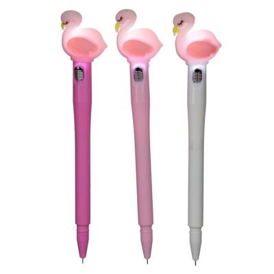 Bolígrafo de punta fina LED Flamingo Pinks