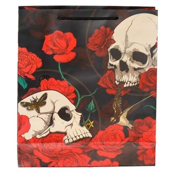 Skulls and Roses Sac Cadeau Roses Rouges Extra Large 4
