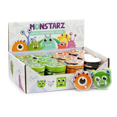 Toalla de viaje comprimida Monstarz Monster