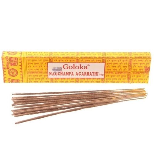 Goloka Nag Champa Agarbathi Incense Sticks