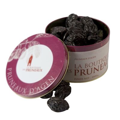 Half-cooked Agen prunes - iron box - 400g