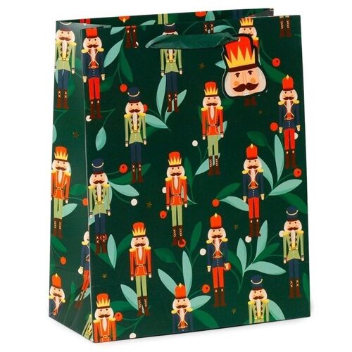 Christmas Nutcracker Gift Bag Large