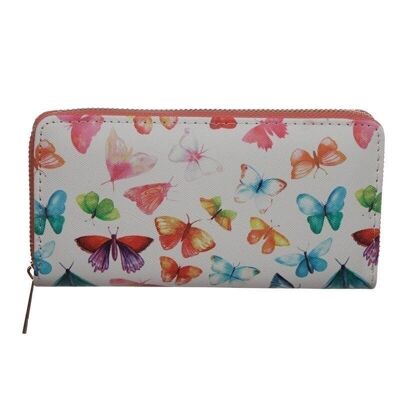 Butterfly House Pick of the Bunch Zip Around Large Wallet Purse