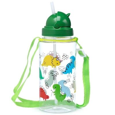 450ml Children\'s Shatterproof Water Bottle Dinosauria Jr