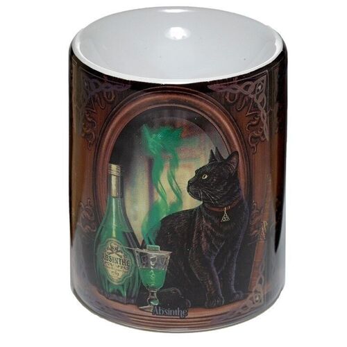 Lisa Parker Ceramic Absinthe Cat Oil Burner