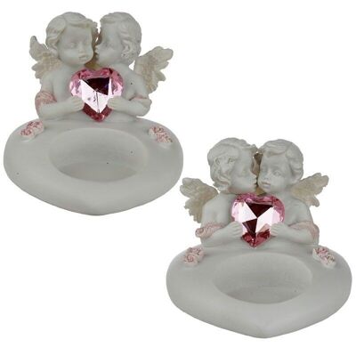 Peace of Heaven Sweetheart Kisses Tea Light Candle Holder