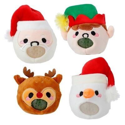 Queasy Squeezies Festive Friends Christmas Plush Squeezy Toy