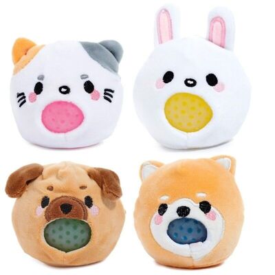 Queasy Squeezies Adoramals Pets Plush Squeezy Toy