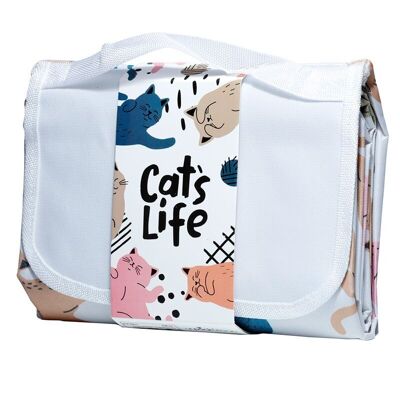 Coperta da picnic "Cat's Life".