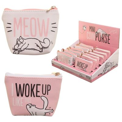 Borsa in PVC con slogan Cat di Simon