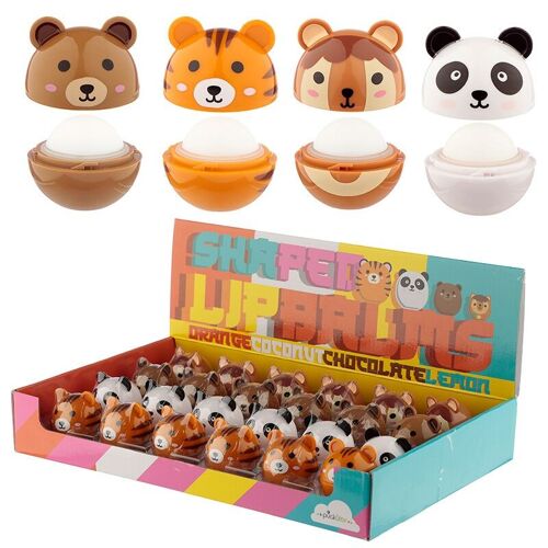 Lip Balm in Adoramals Animal Shaped Holder