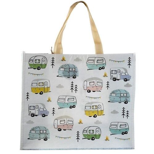 Wildwood Caravan Recycled Plastic Bottles RPET Reusable Shopping Bag