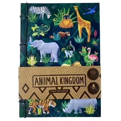 Animal Kingdom Stone Paper A5 liniertes Notizbuch