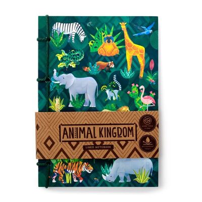 Animal Kingdom A5-Notizbuch aus Steinpapier