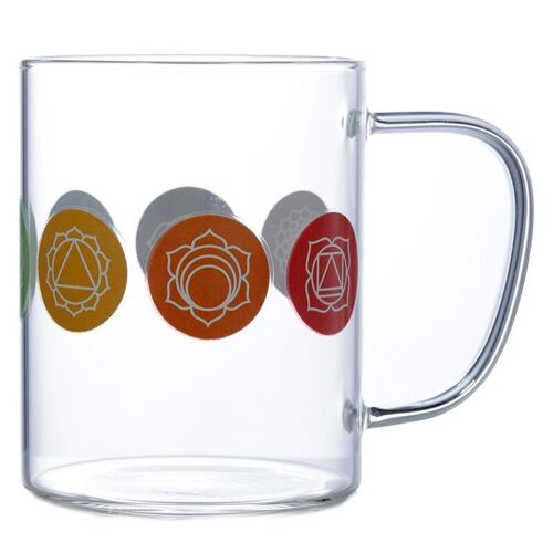 Chakra Glass Mug