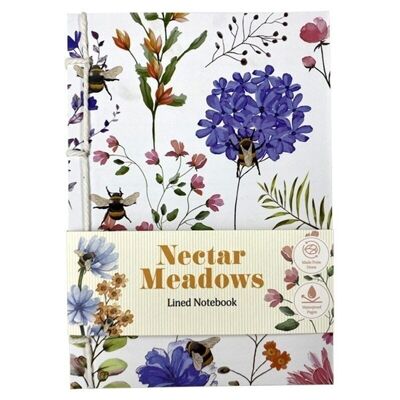 Nectar Meadows Stone Paper A5 Lined Notebook