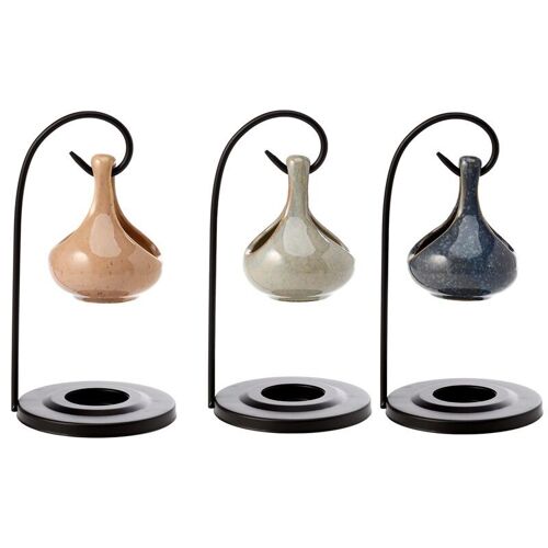 Eden Teardrop Shape Hanging Oil Burner with Stand