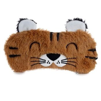 Masque pour les yeux de tigre en peluche Adoramals 2