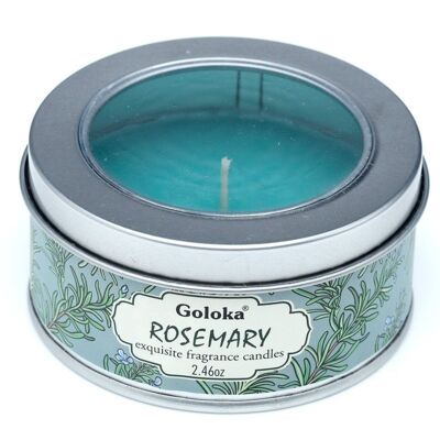 Goloka Rosemary Wax Candle Tin