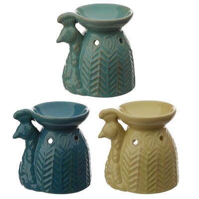 Eden Pfauenölbrenner aus Keramik
