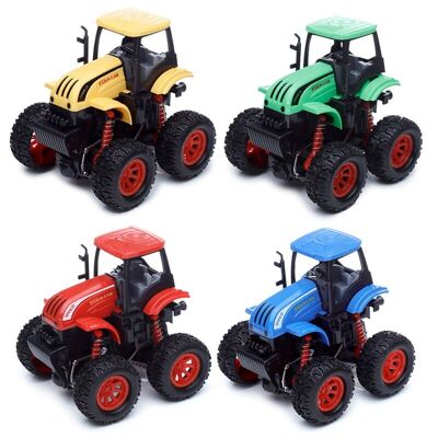 4x4 Stunt Tractor Friction Push/Pull Action Toy