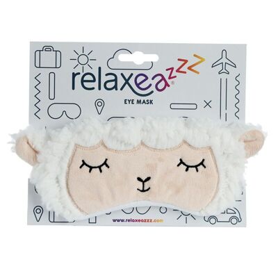 Relaxeazzz Plüsch-Schaf-Augenmaske