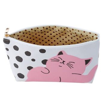 Trousse de toilette de maquillage en PVC Cat\'s Life Medium 5