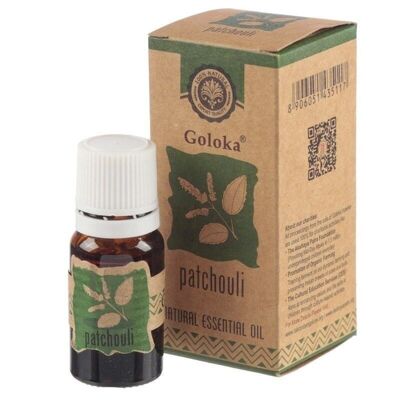 Goloka Patchouli Huile Essentielle Naturelle 10ml