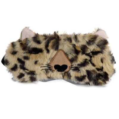 Masque pour les yeux léopard en peluche Adoramals