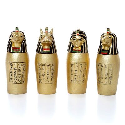 Gold Egyptian Canopic Jar