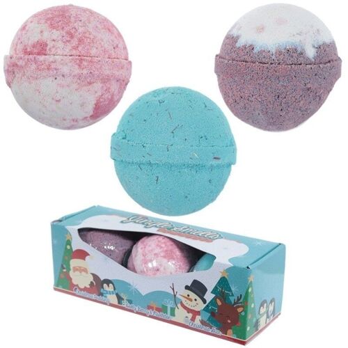 Jingle Smells Set of 3 Christmas Bath Bombs