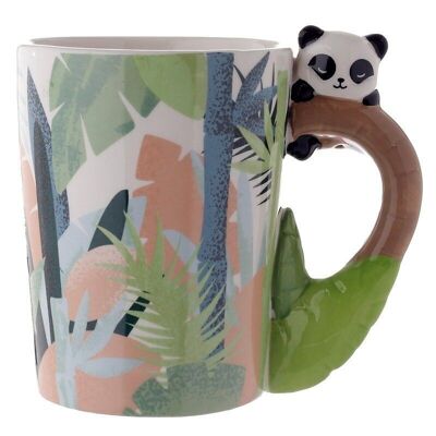 Pandarama Panda Ceramic Shaped Handle Mug