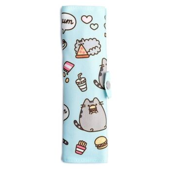 Ensemble de 6 couverts en bambou 100 % naturel Pusheen the Cat Foodie 1