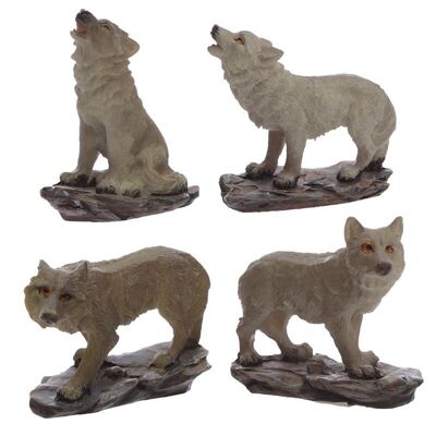 Protector of the North Spirit of the Mountain Wolf Figures