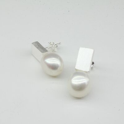 La Palma ear studs silver-plated