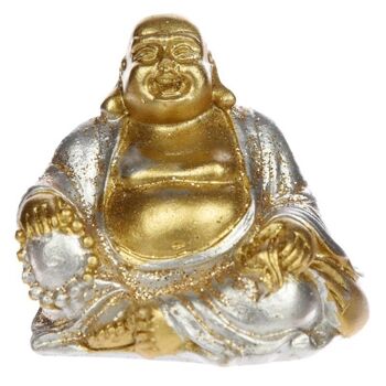 Mini bouddha porte-bonheur scintillant à collectionner 5