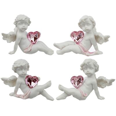 Peace of Heaven Playful Heart Cherub Figurine